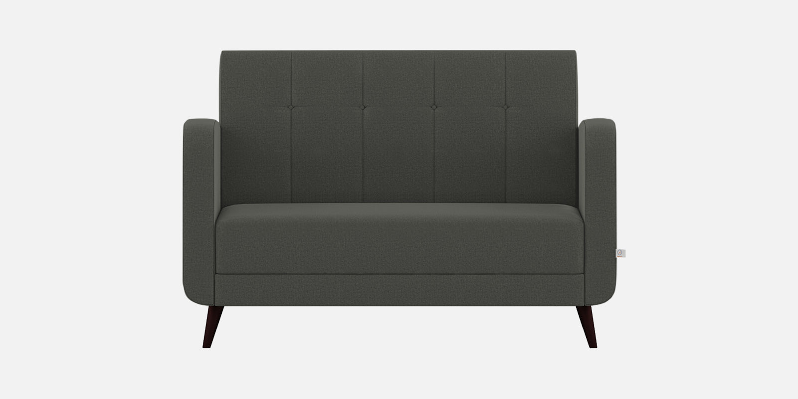 Wiki Velvet 2 Seater Sofa In Hory Grey Colour - Febonic Living