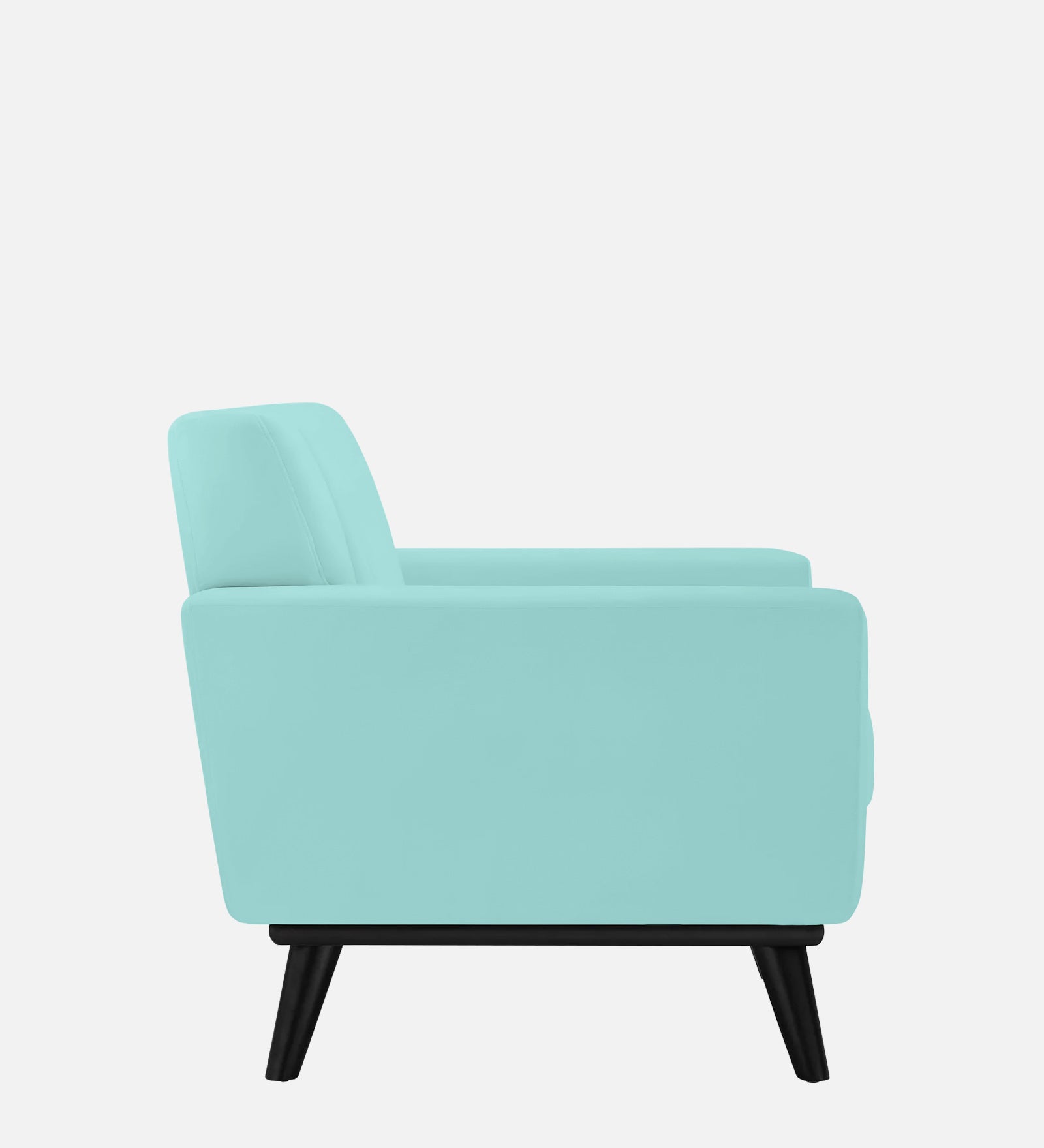 Tucker Velvet 1 Seater Sofa In Barmunda Aqua Colour - Febonic Living