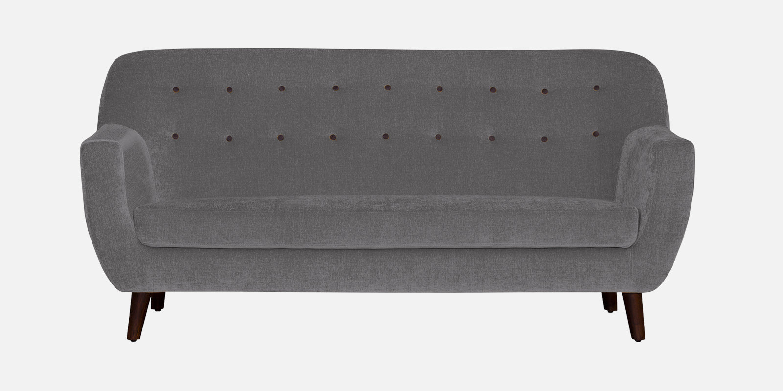 German Fabric 3 Seater Sofa In Sudo grey Colour - Febonic Living