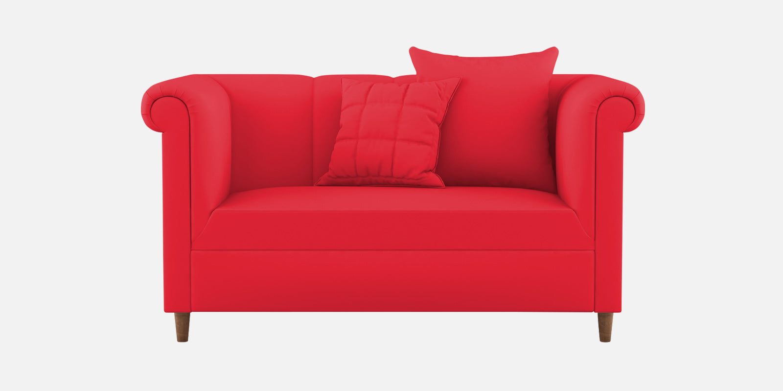 Rubi Velvet 2 Seater Sofa in Ox Blood Maroon Colour