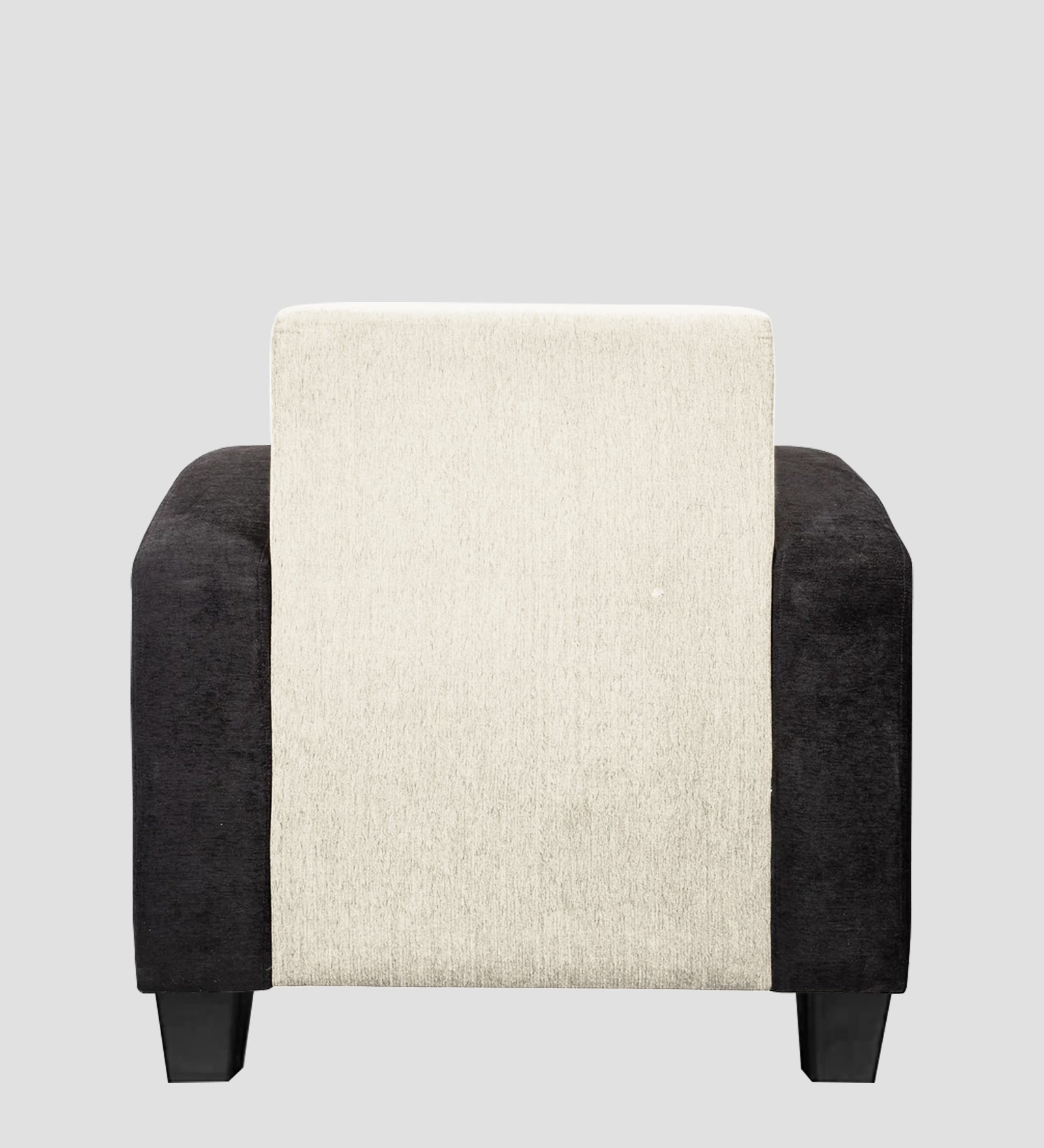 Alex Fabric 1 Seater Sofa In Ivory Cream Colour - Febonic Living