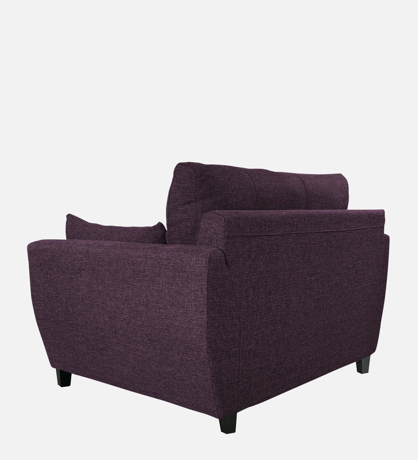 Mario Fabric 1 Seater Sofa In Greek Purple Colour - Febonic Living