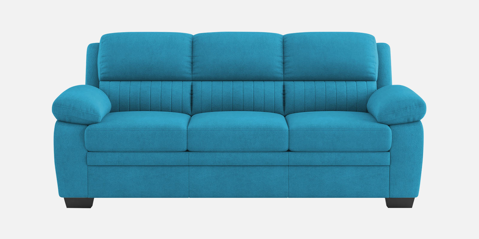 Miranda Velvet 3 Seater Sofa In Aqua blue Colour - Febonic Living