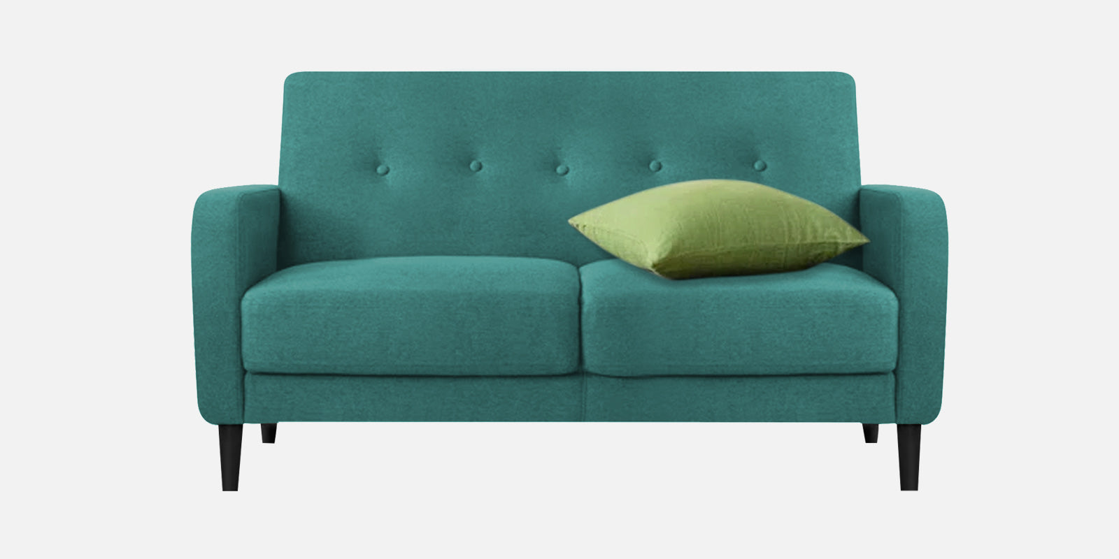Marq Fabric 2 Seater Sofa In Sea Green Colour - Febonic Living