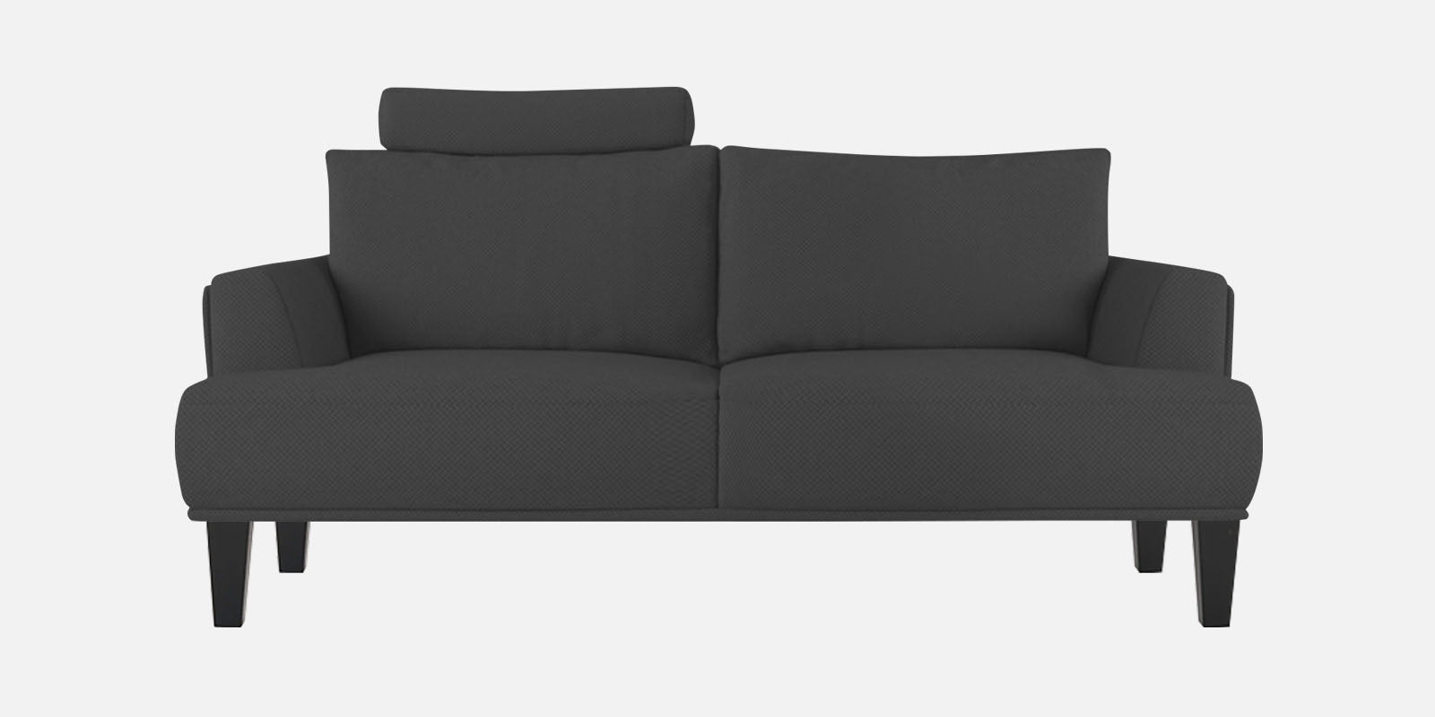 Como Fabric 2 Seater Sofa In Charcoal Grey Colour - Febonic Living