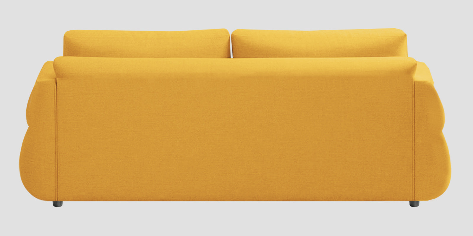 Jack Fabric 3 Seater Sofa In Bold Yellow Colour - Febonic Living