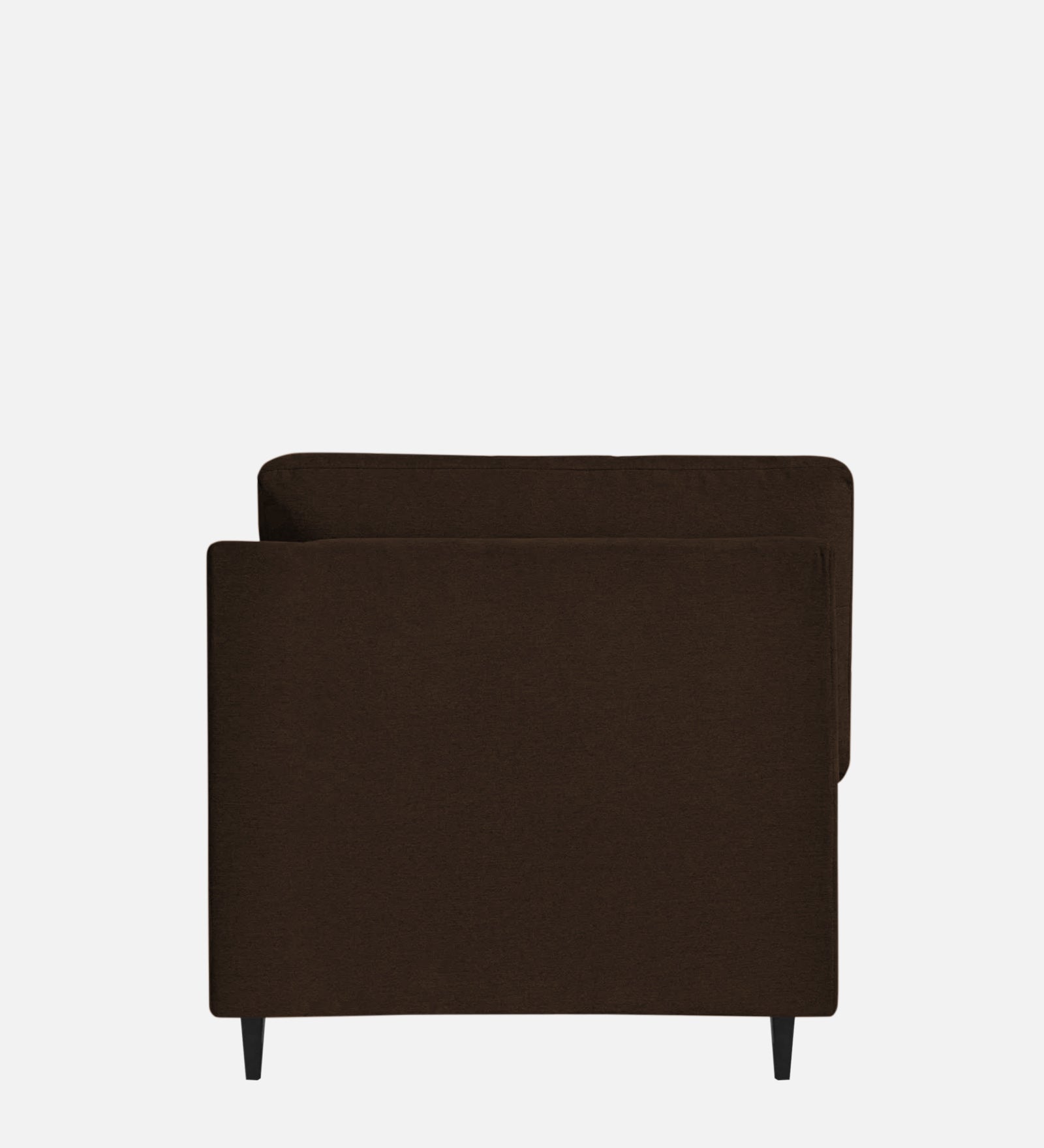 Jonze Velvet LHS Chaise Lounger In Cholocate Brown Colour - Febonic Living