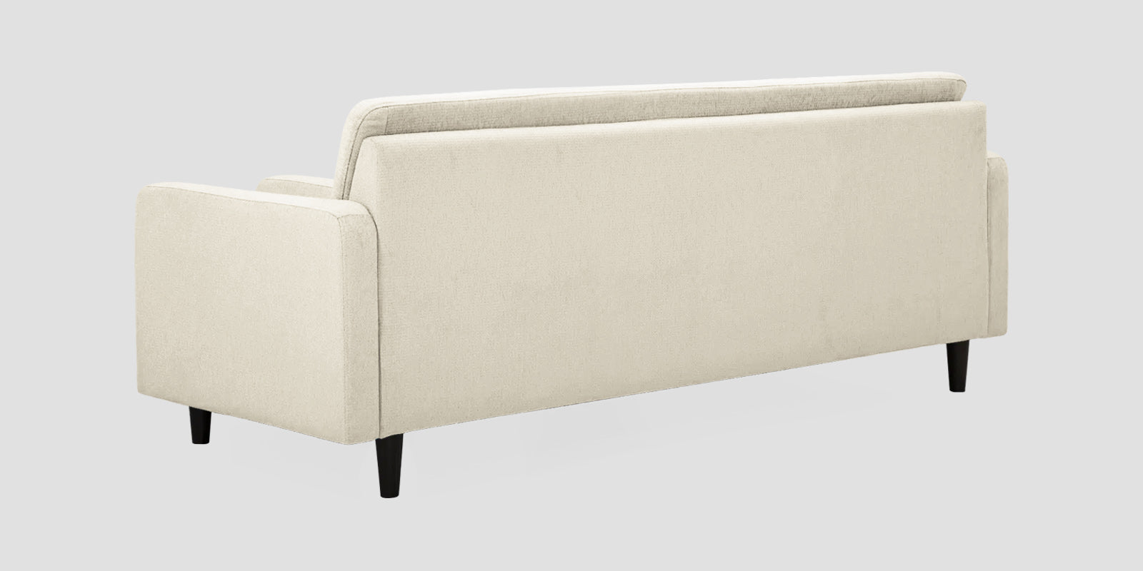 Noha Fabric 3 Seater Sofa In Ivory Cream Colour