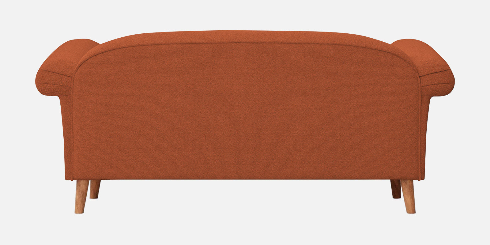 Barber Fabric 2 Seater Sofa In Royal Orange Colour - Febonic Living