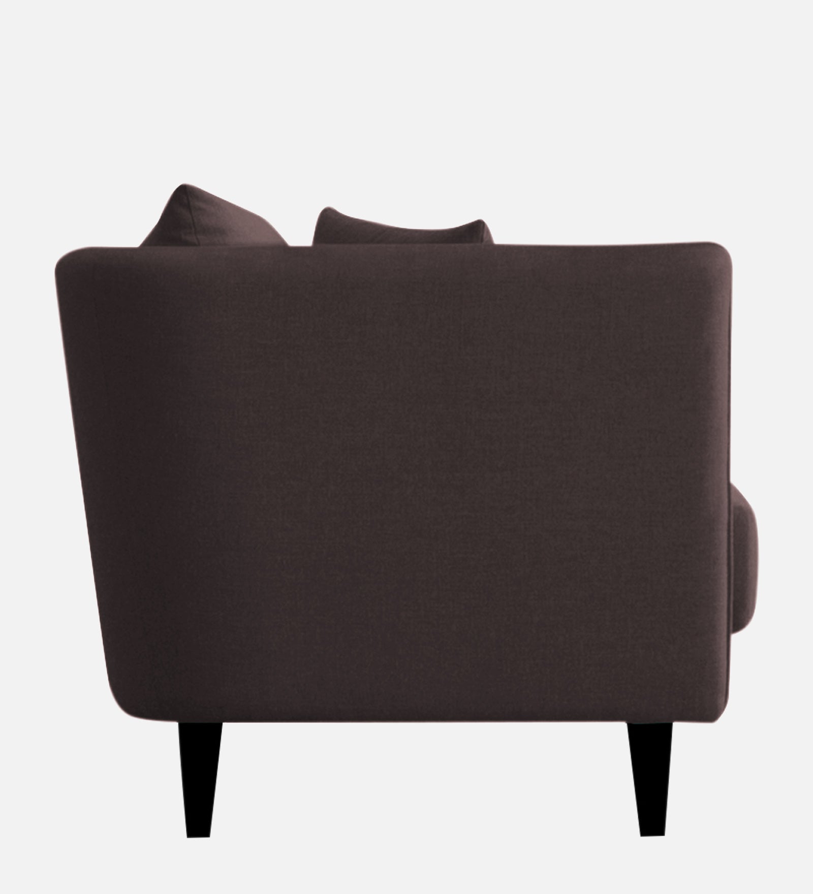 Norway Velvet 1 Seater Sofa In Mocha Brown Colour - Febonic Living