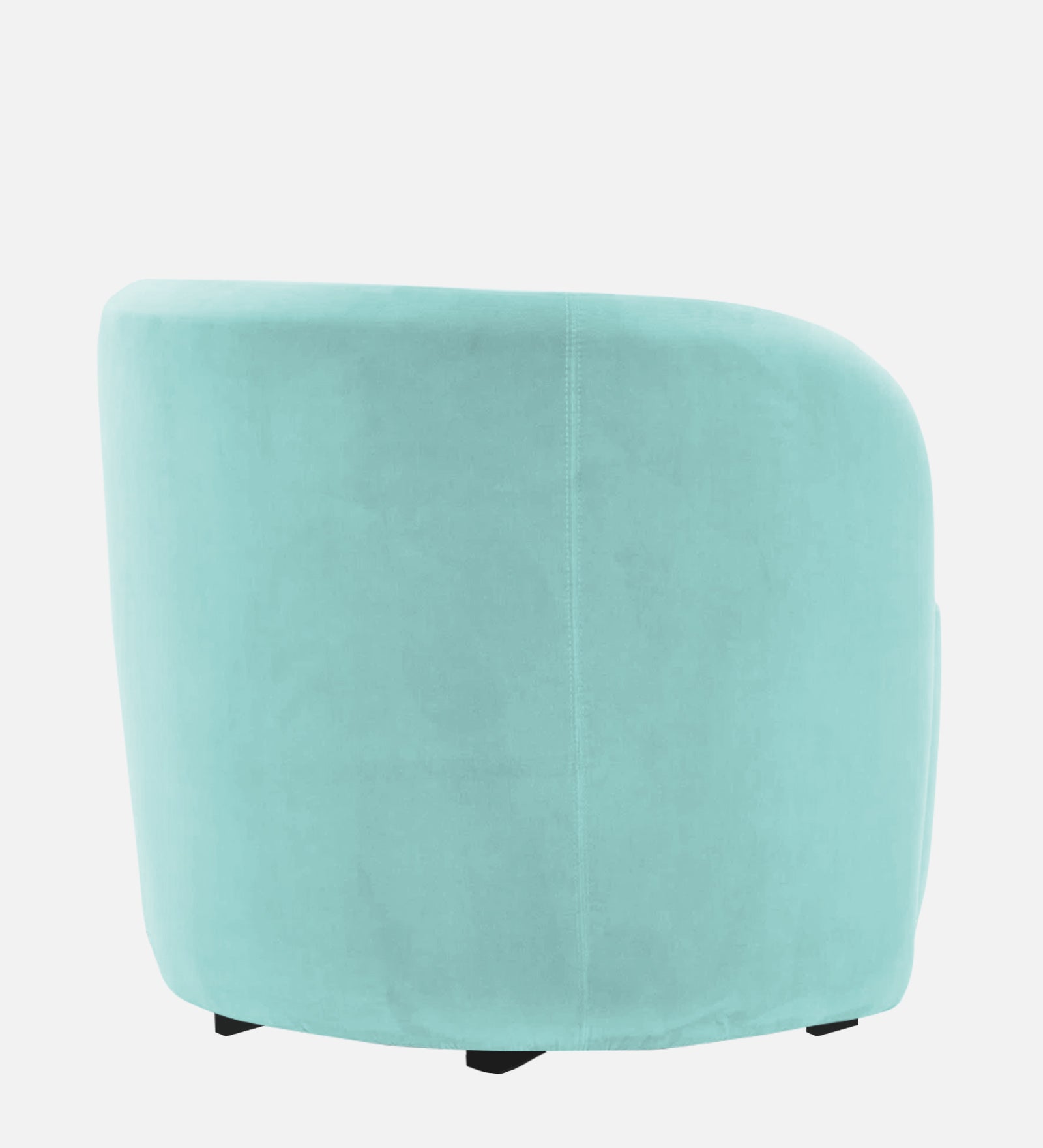 Lucky Velvet Wing Chair In Barmunda Aqua Colour - Febonic Living