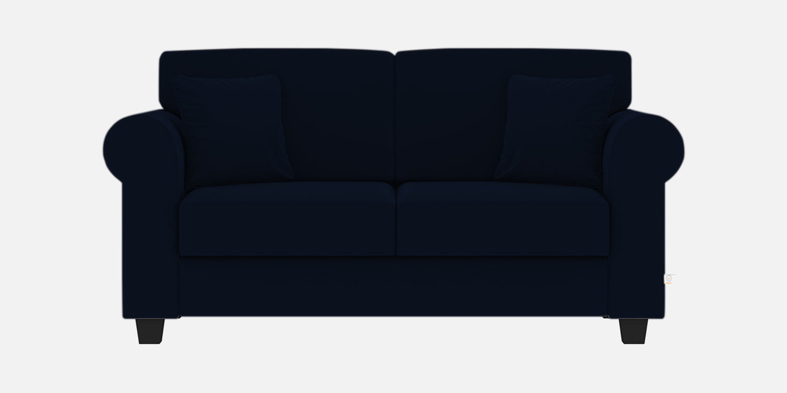 Numonk Velvet 2 Seater Sofa In Dark Blue Colour - Febonic Living