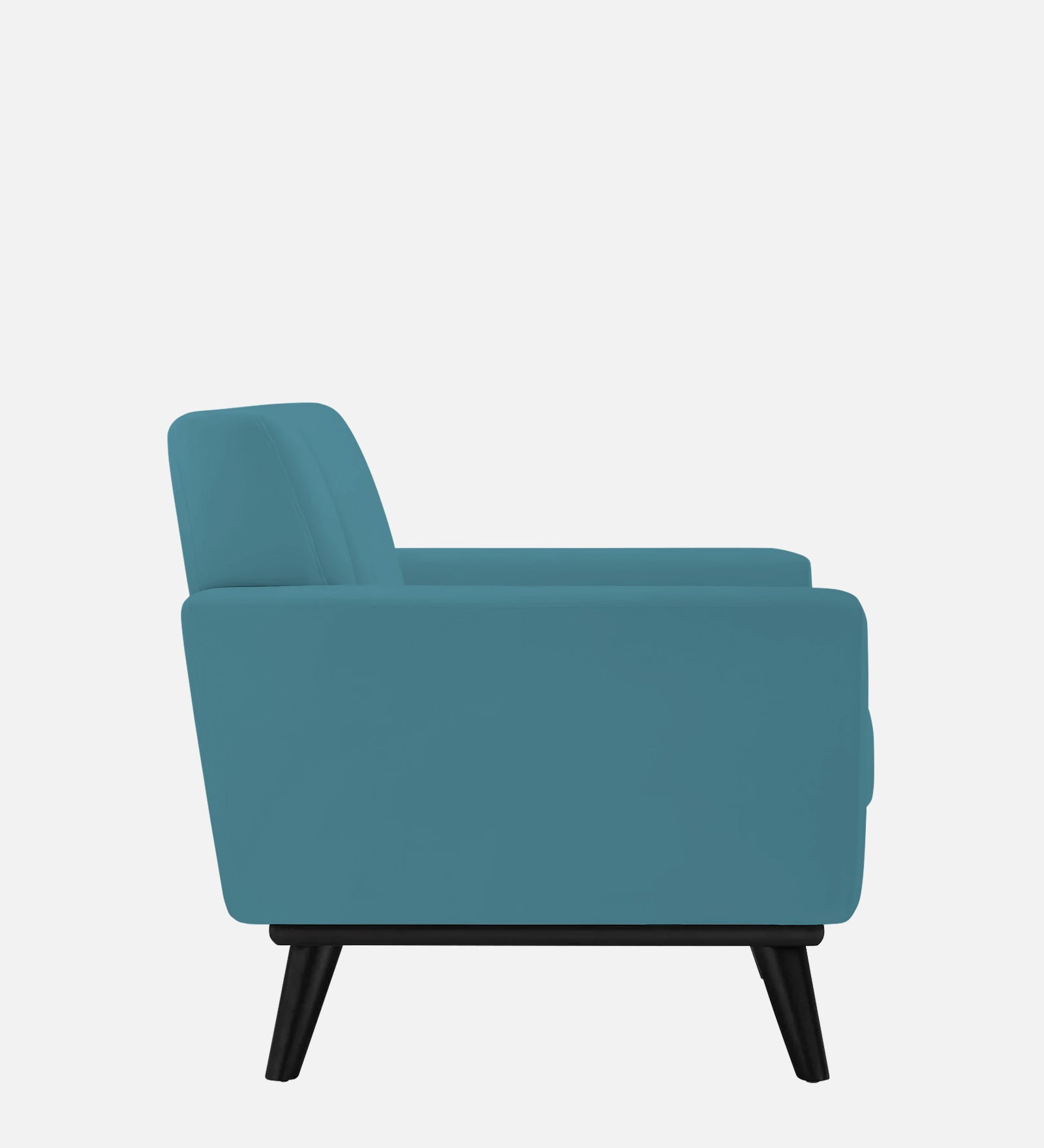 Tucker Velvet 1 Seater Sofa In Aqua Blue Colour - Febonic Living
