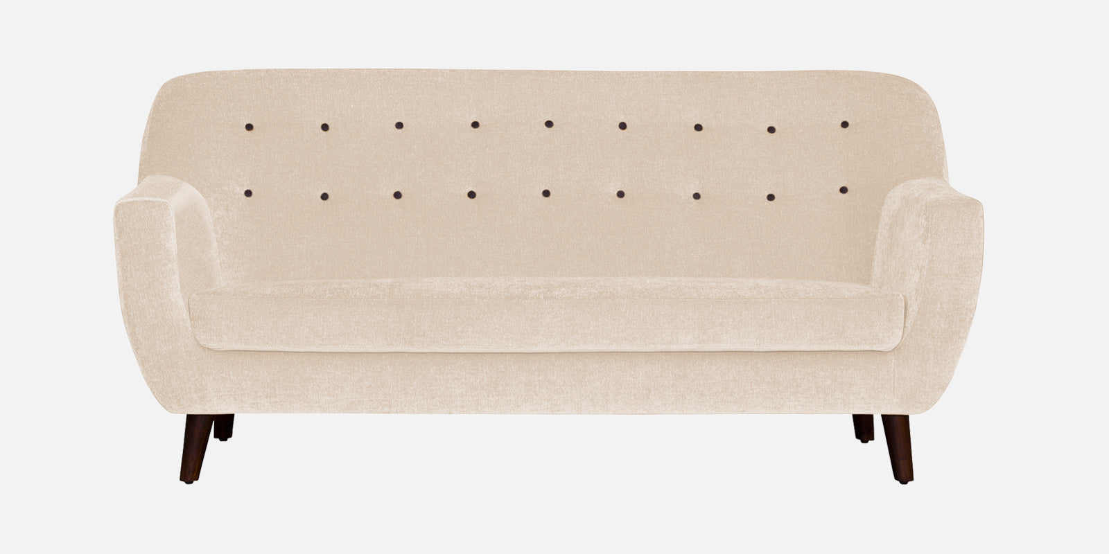 German Fabric 3 Seater Sofa In Woom Beige Colour - Febonic Living