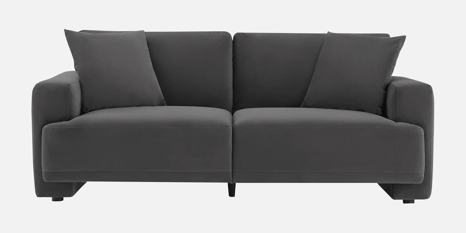 Kosta Velvet 2 Seater Sofa in Davy Grey Colour