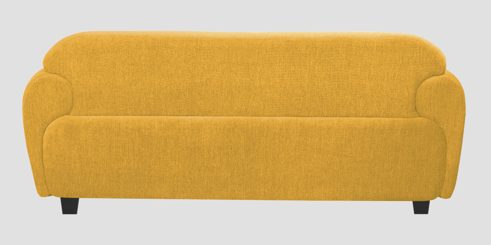 Apollo Fabric 3 Seater Sofa In Bold Yellow Colour - Febonic Living