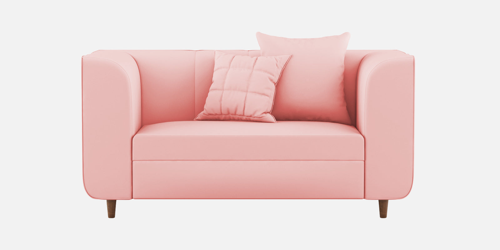 Sumo Velvet 2 Seater Sofa In Millennial Pink Colour - Febonic Living