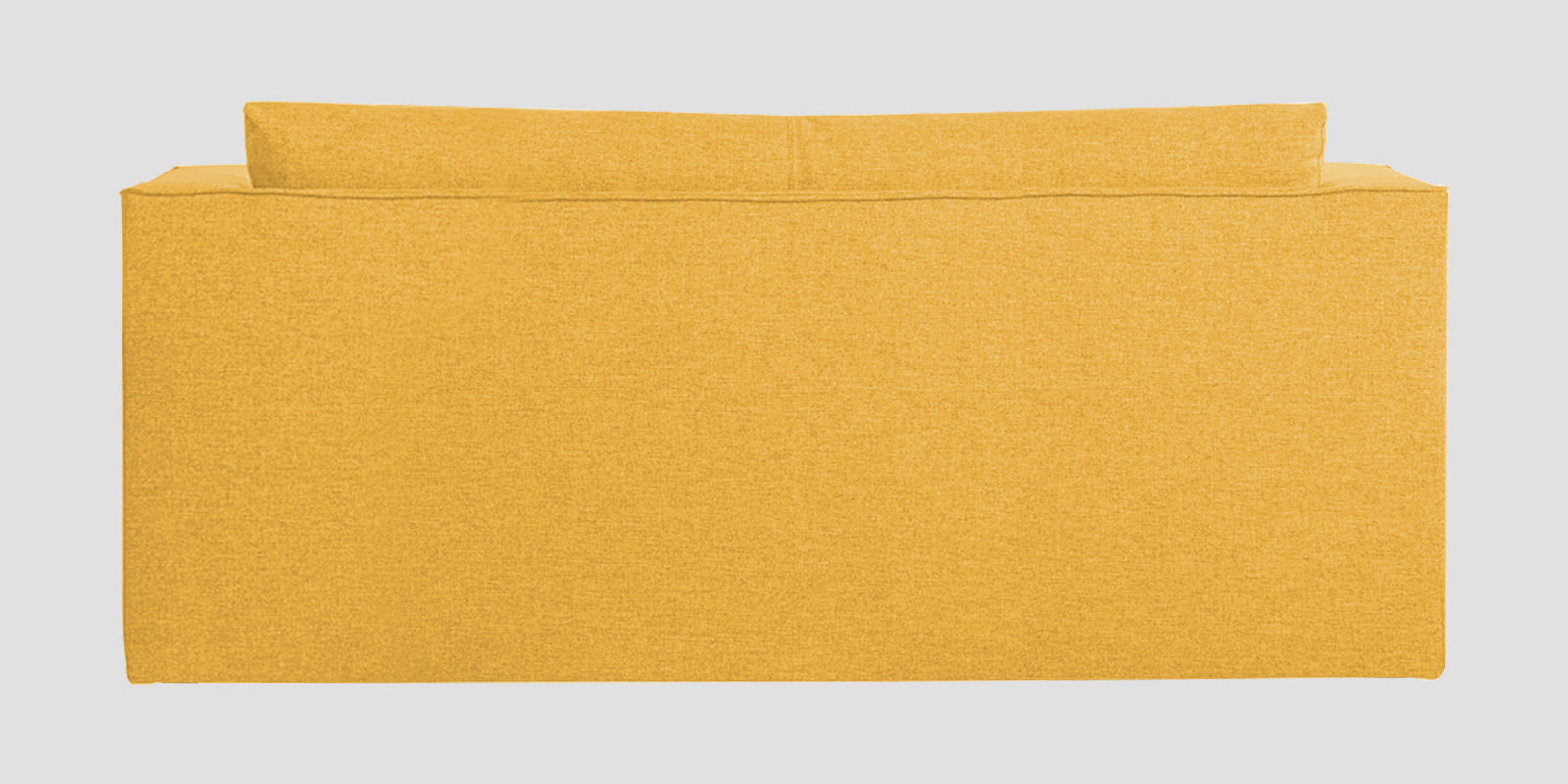 Kenia Fabric 3 Seater Foldable Sofa Cum Bed In Bold Yellow Colour - Febonic Living