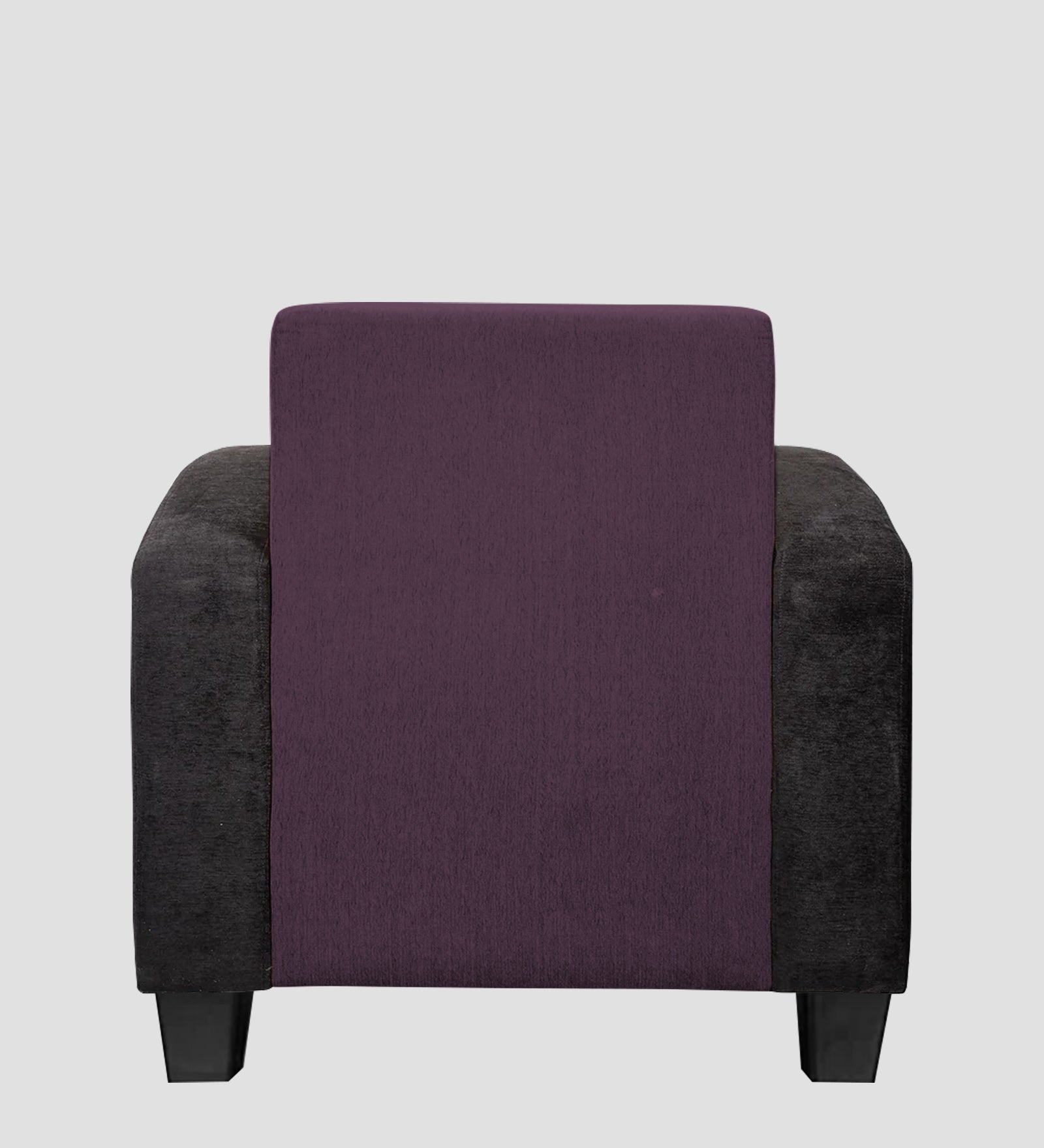 Alex Fabric 1 Seater Sofa In Greek Purple Colour - Febonic Living
