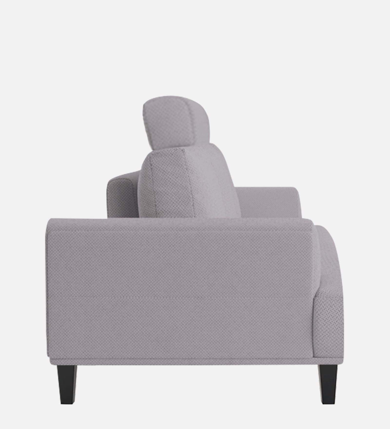 Como Fabric 1 Seater Sofa In Lit Grey Colour - Febonic Living
