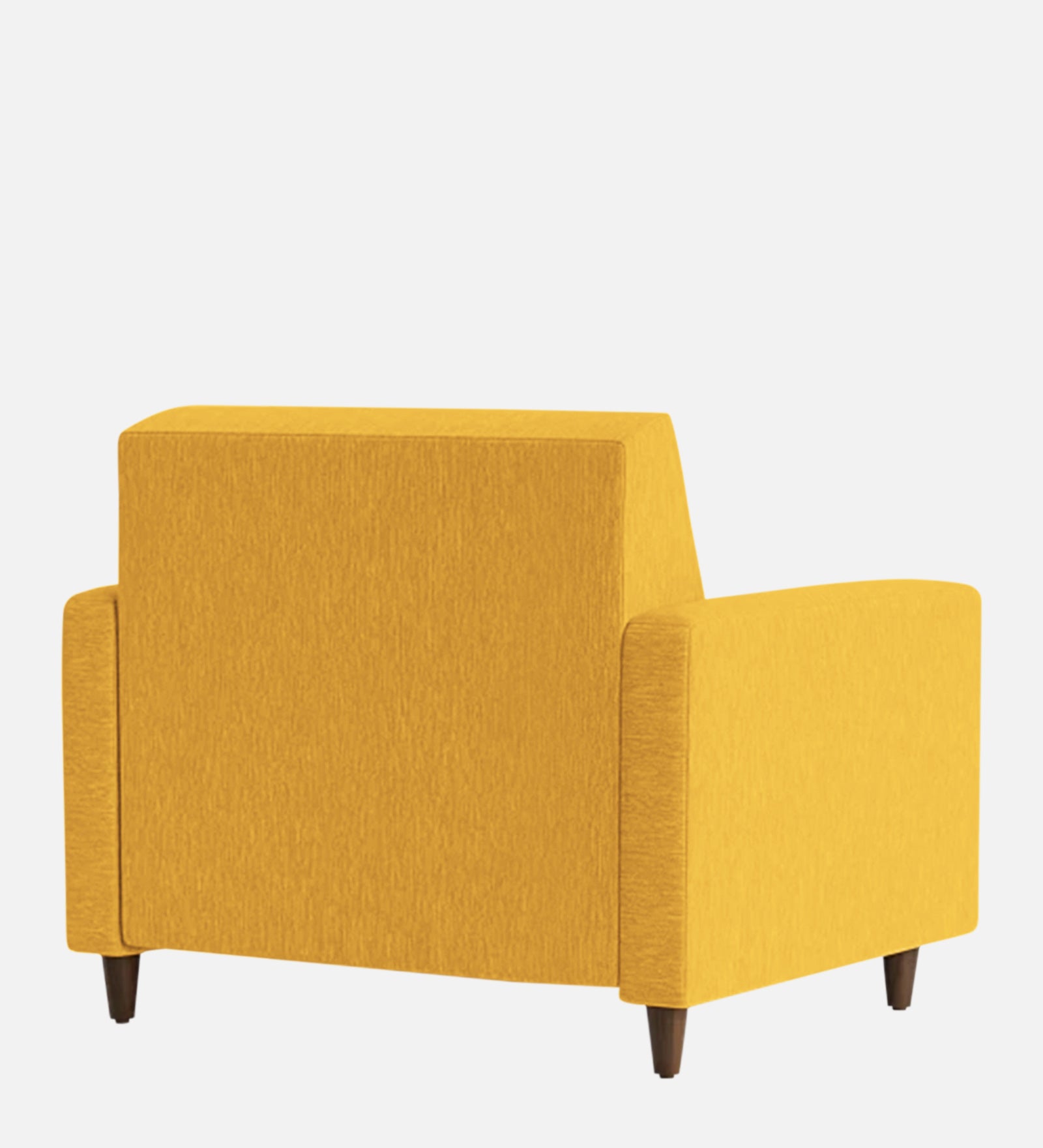 Timon Fabric 1 Seater Sofa In Bold Yellow Colour - Febonic Living