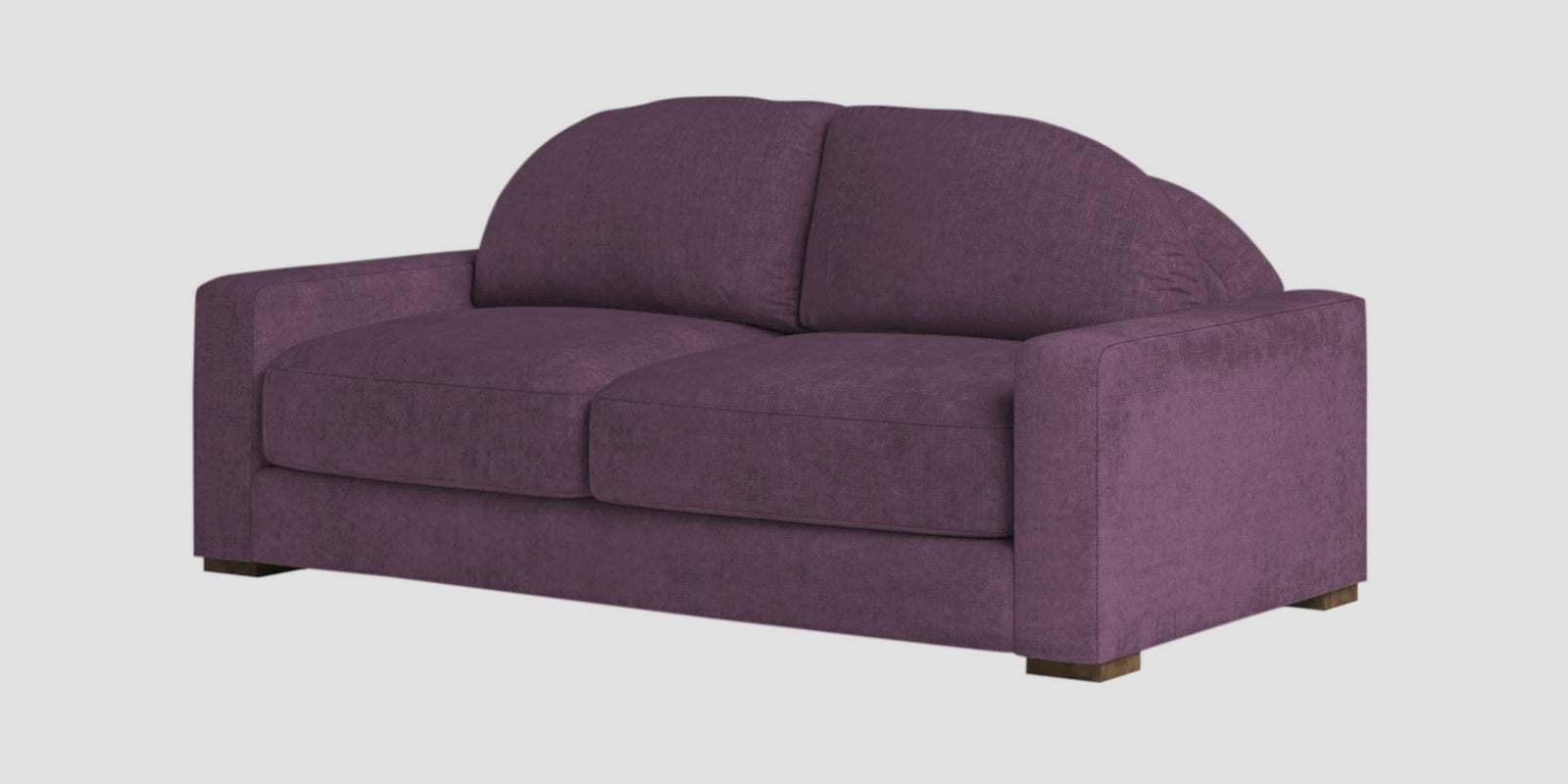 Dara Fabric 2 Seater Sofa In Greek Purple Colour - Febonic Living