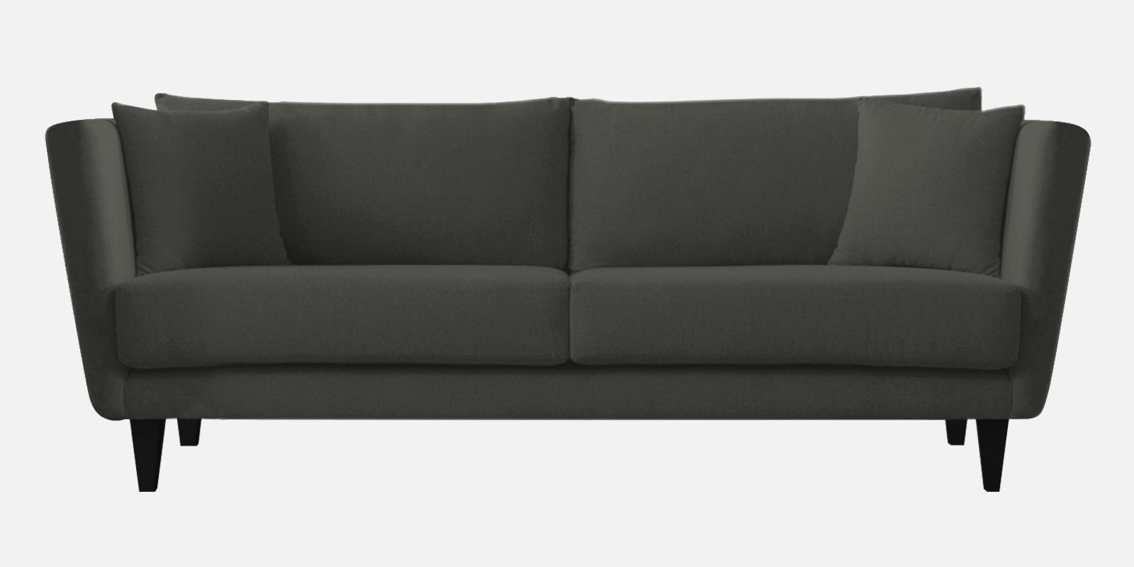 Norway Velvet 3 Seater Sofa In Hory Grey Colour - Febonic Living