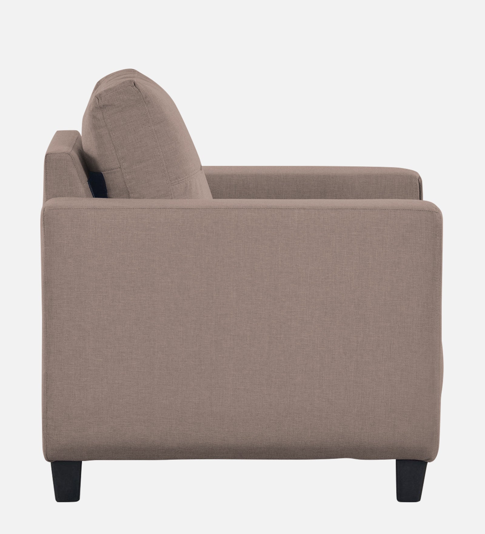 Perry Fabric 1 Seater Sofa In Kadhi Beige Colour - Febonic Living