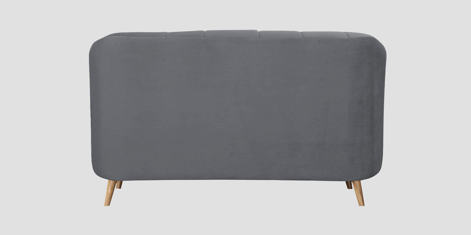 Kaylee Velvet 2 Seater Sofa In Pubble Grey Colour - Febonic Living