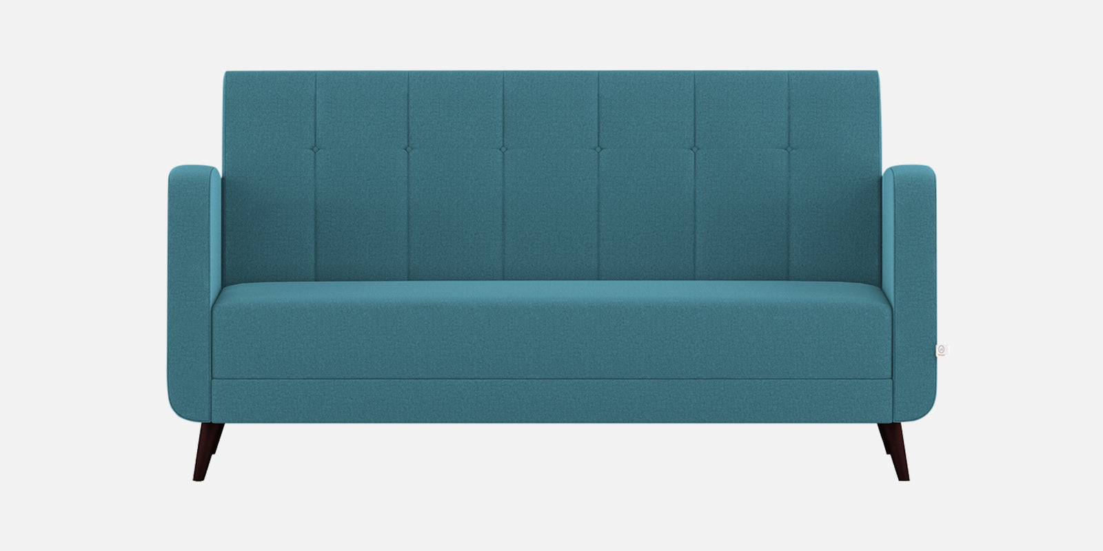 Wiki Velvet 3 Seater Sofa in Aqua Blue Colour