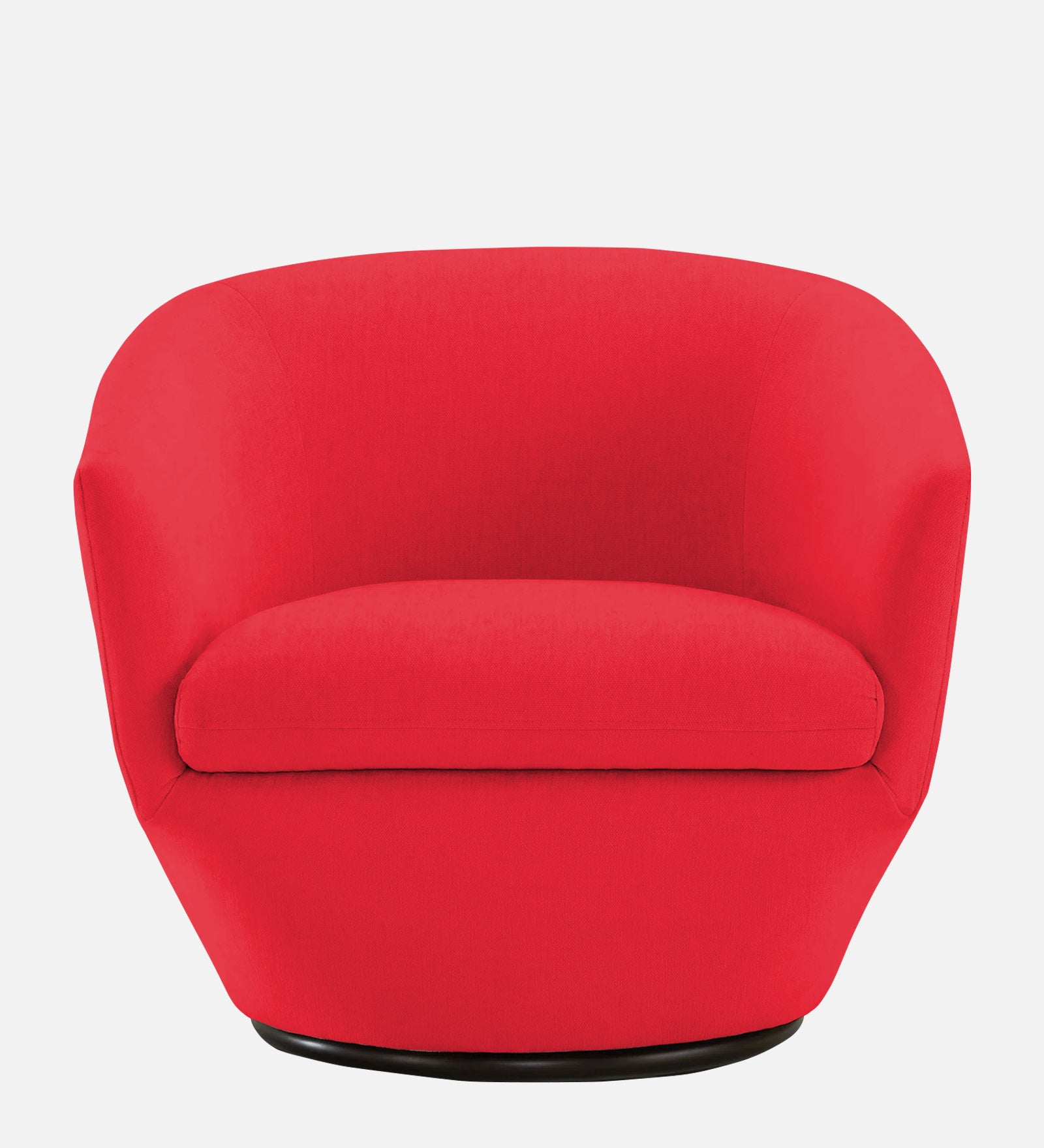 Haddie Velvet Swivel Chair In Ox Blood Maroon Colour - Febonic Living