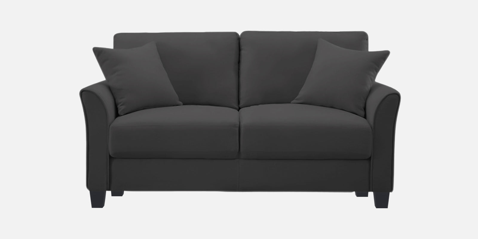 Daroo Velvet 2 Seater Sofa In Davy Grey Colour - Febonic Living