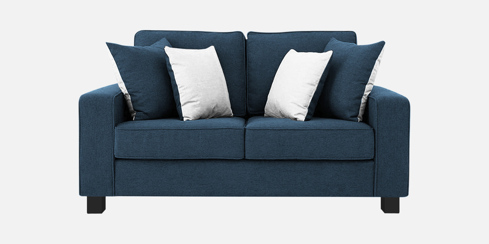 Ladybug Fabric 2 Seater Sofa In Light Blue Colour - Febonic Living