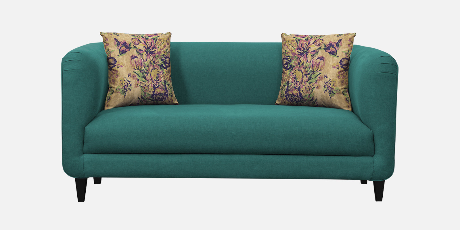Niki Fabric 2 Seater Sofa In Sea Green Colour - Febonic Living