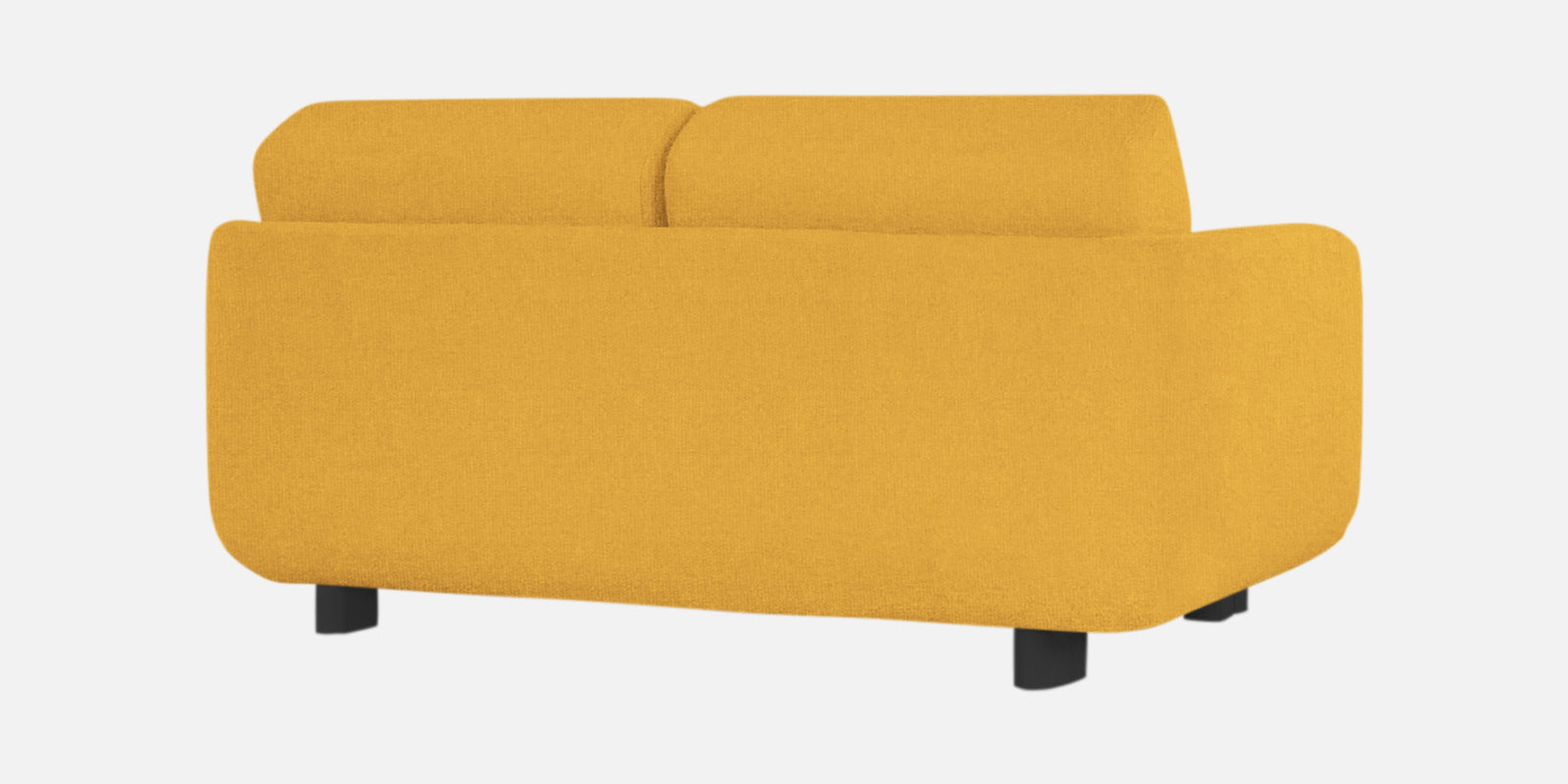 Varu Fabric 2 Seater Sofa In Bold Yellow Colour - Febonic Living