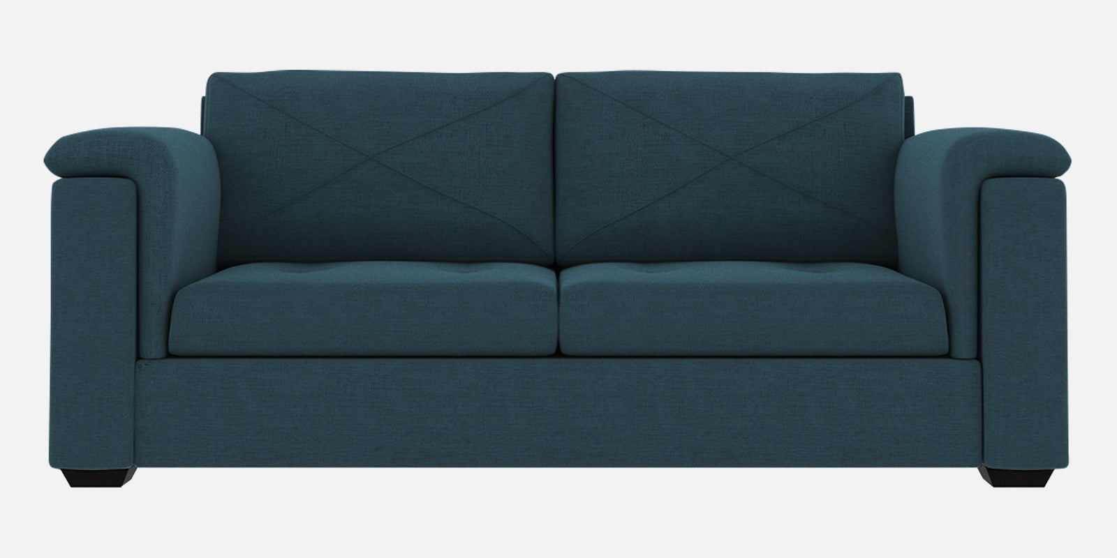 Andres Fabric 3 Seater Sofa In Harbour Blue Colour - Febonic Living