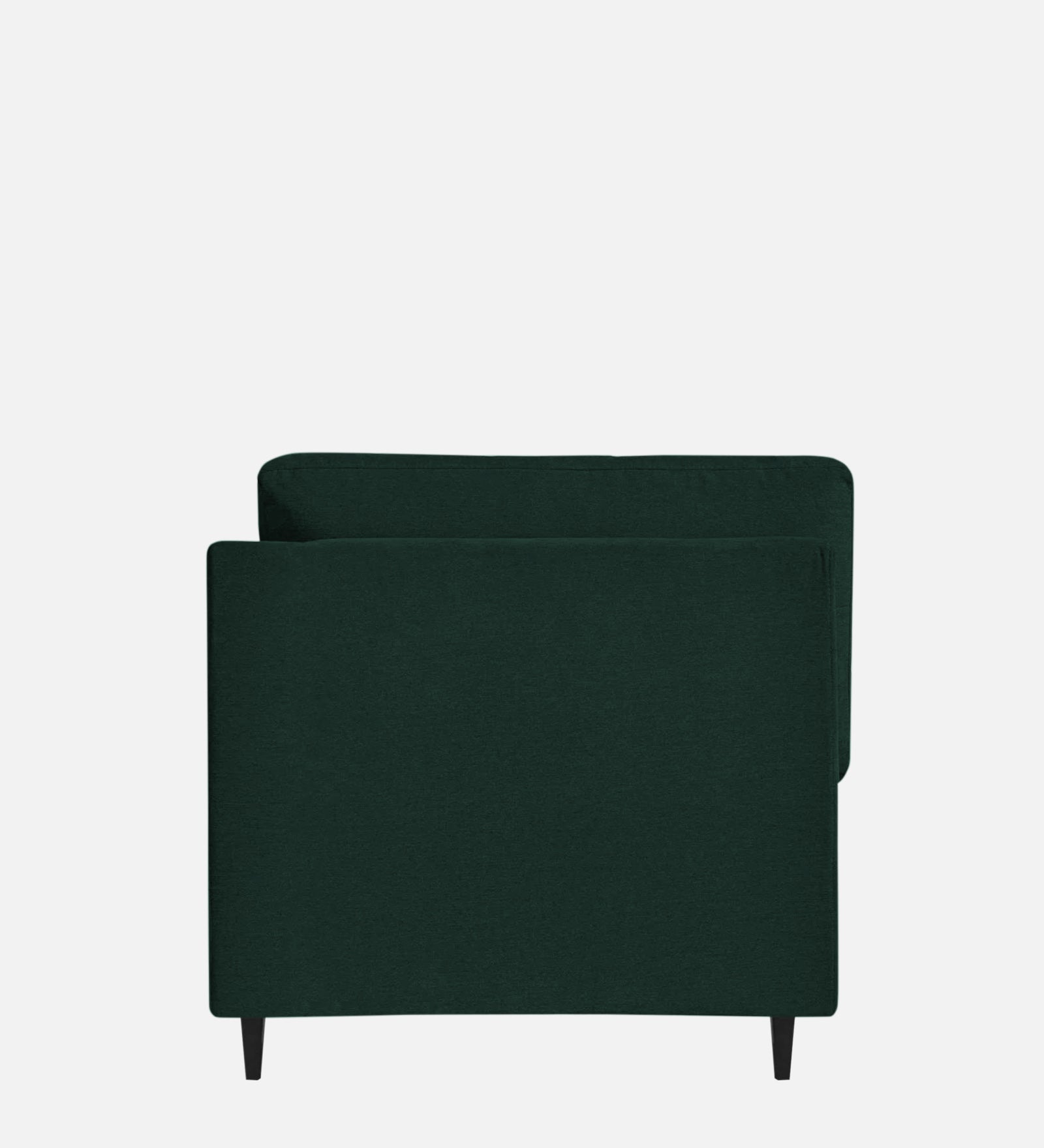 Jonze Velvet LHS Chaise Lounger In Forest Green Colour - Febonic Living