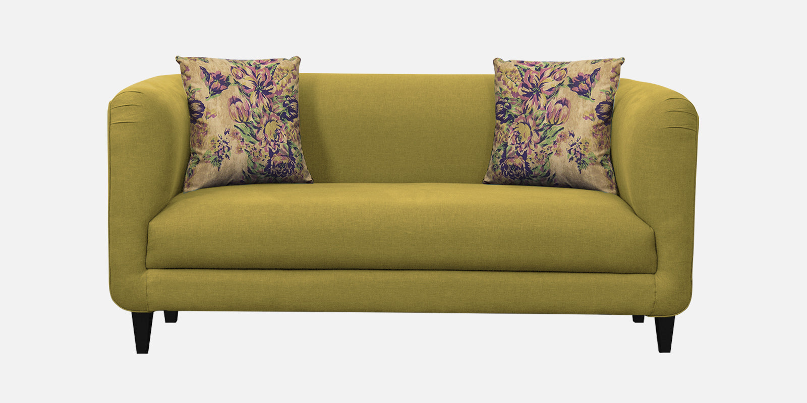 Niki Fabric 2 Seater Sofa In Parrot Green Colour - Febonic Living