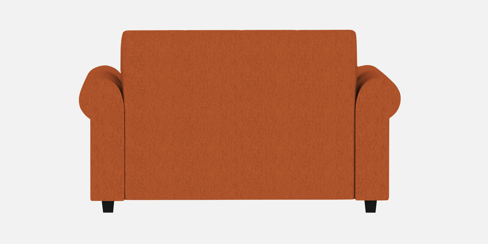 Derado Fabric 2 Seater Sofa In Vivid Orange Colour - Febonic Living