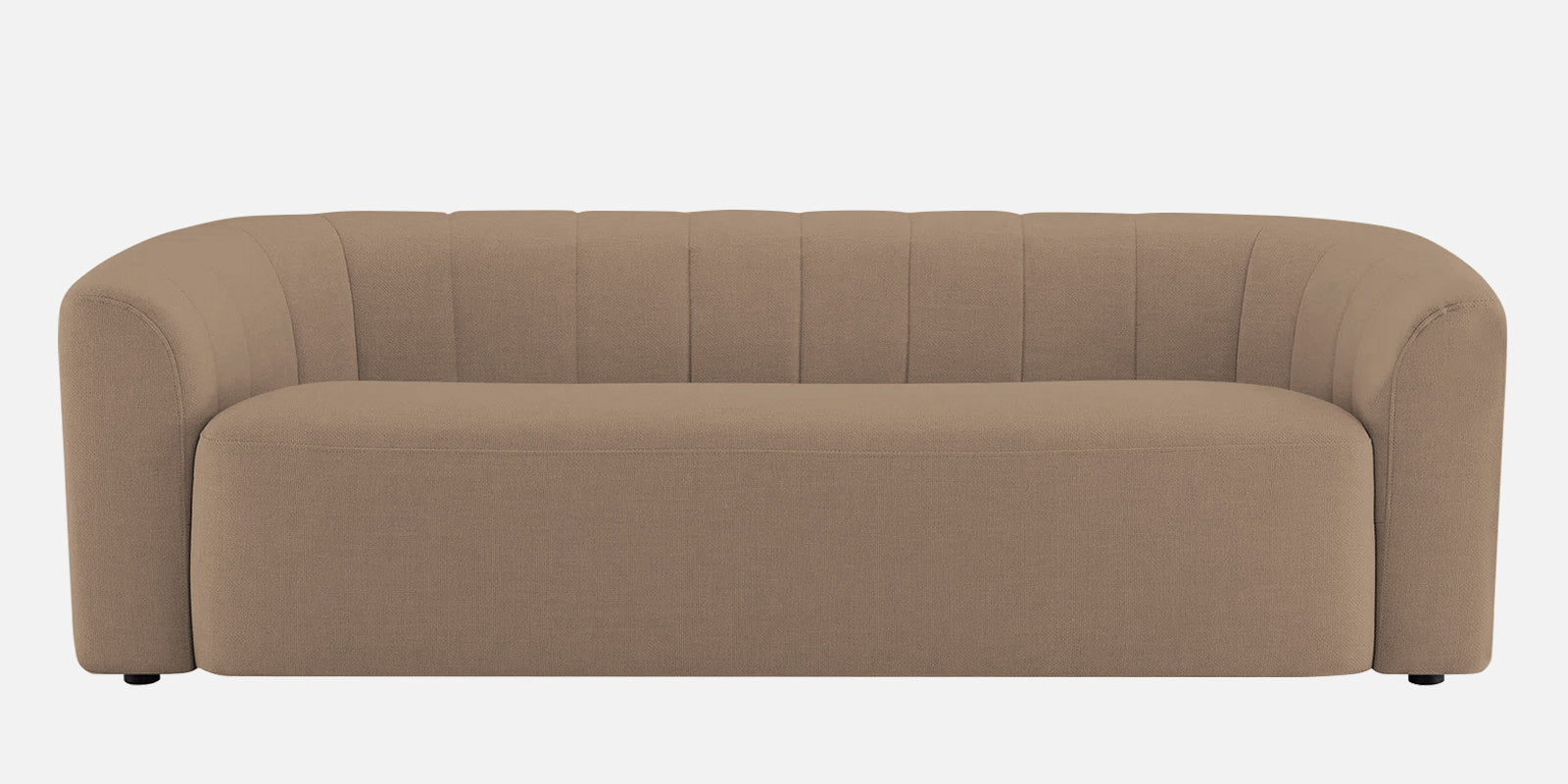 Mara Fabric 3 Seater Sofa In Cookie Beige Colour - Febonic Living