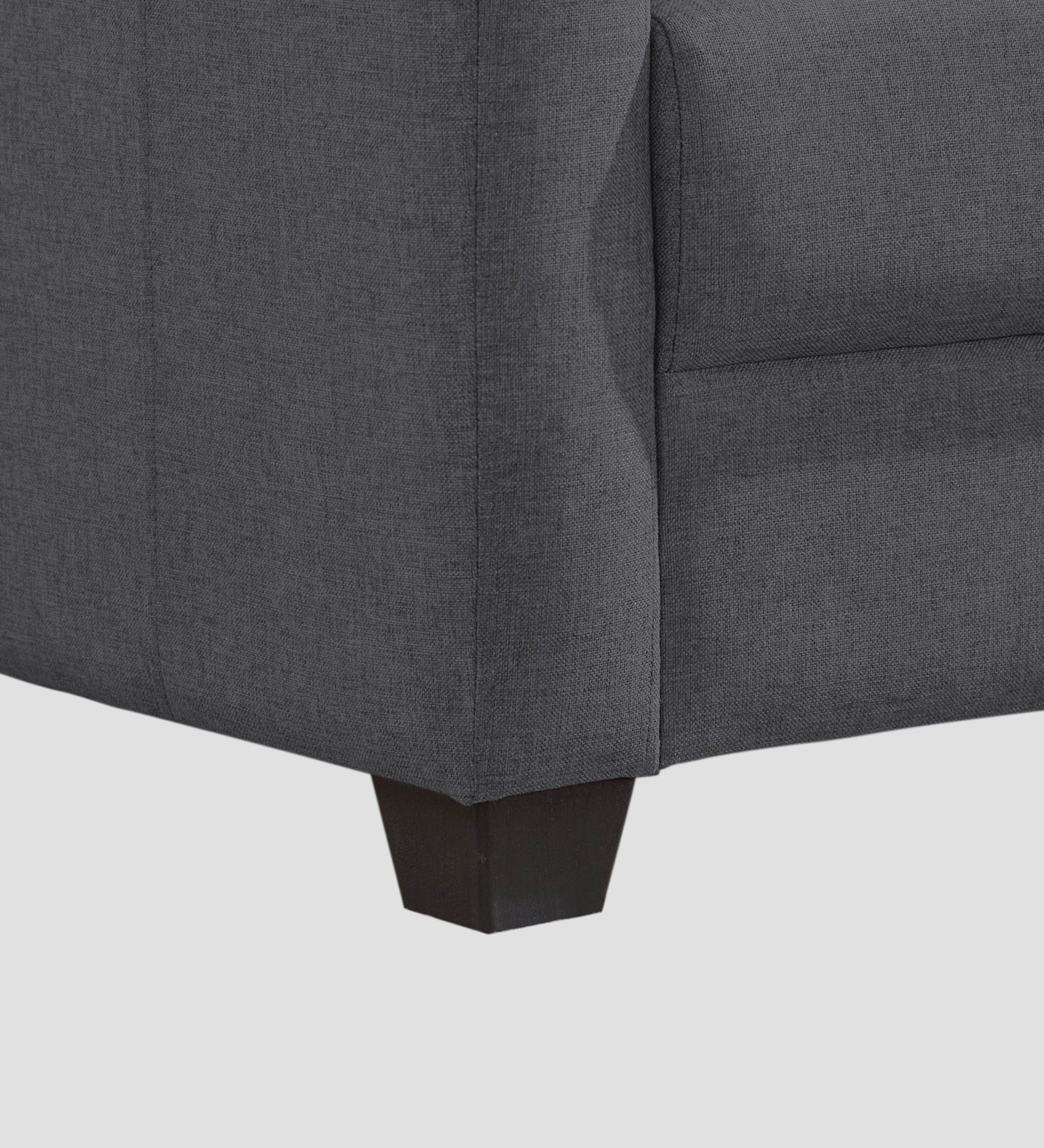 Devo Fabric 1 Seater Sofa In Maba Grey Colour - Febonic Living