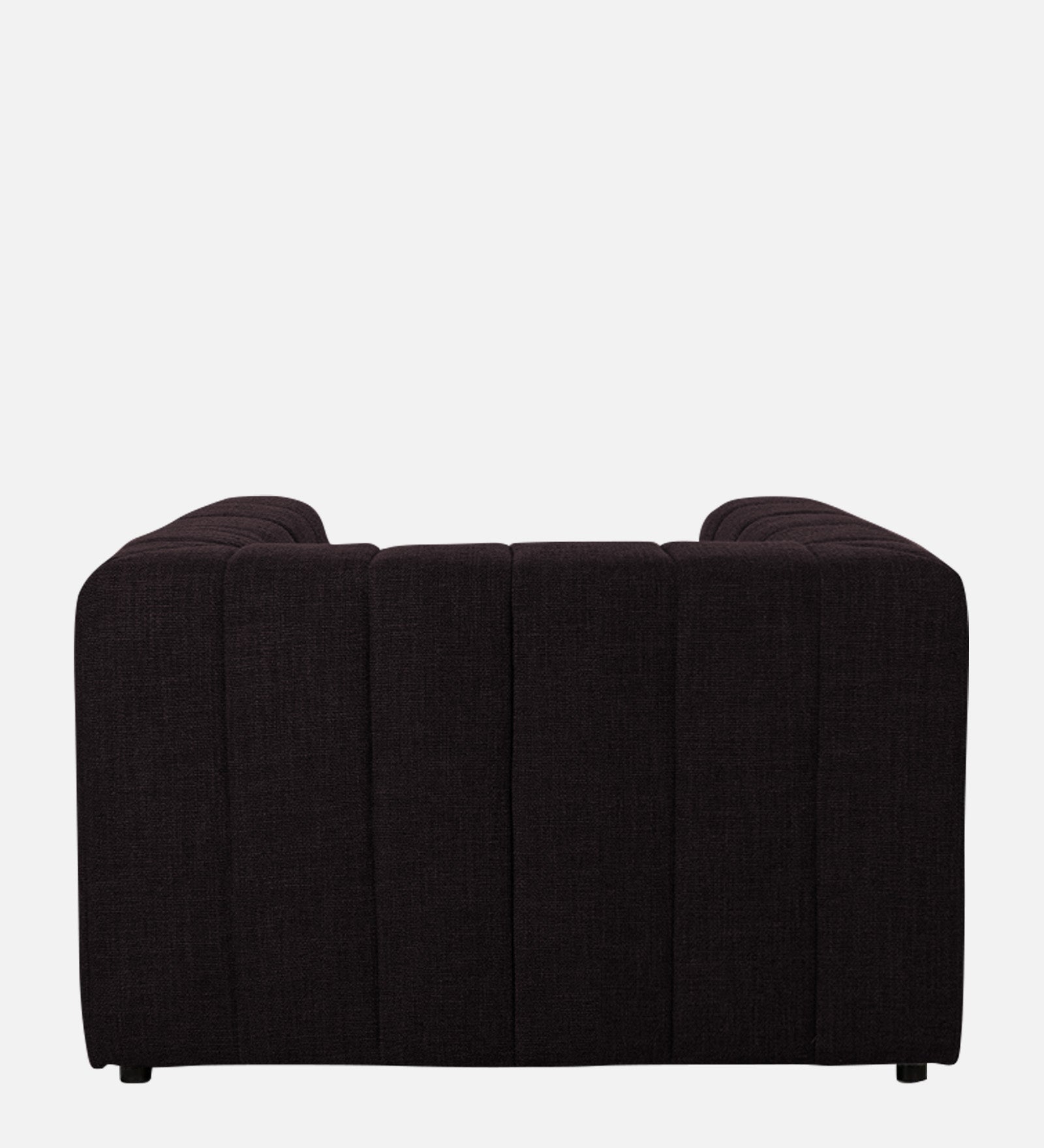 Lara Fabric 1 Seater Sofa In Cara Brown Colour - Febonic Living