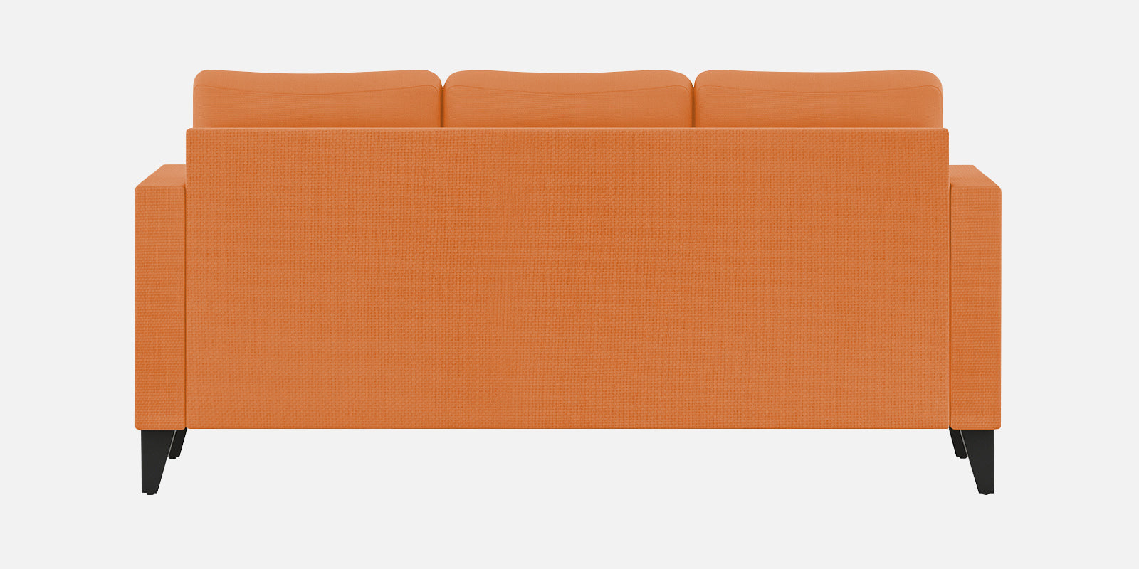 Nori Fabric 3 Seater Sofa In Dark Orange Colour - Febonic Living