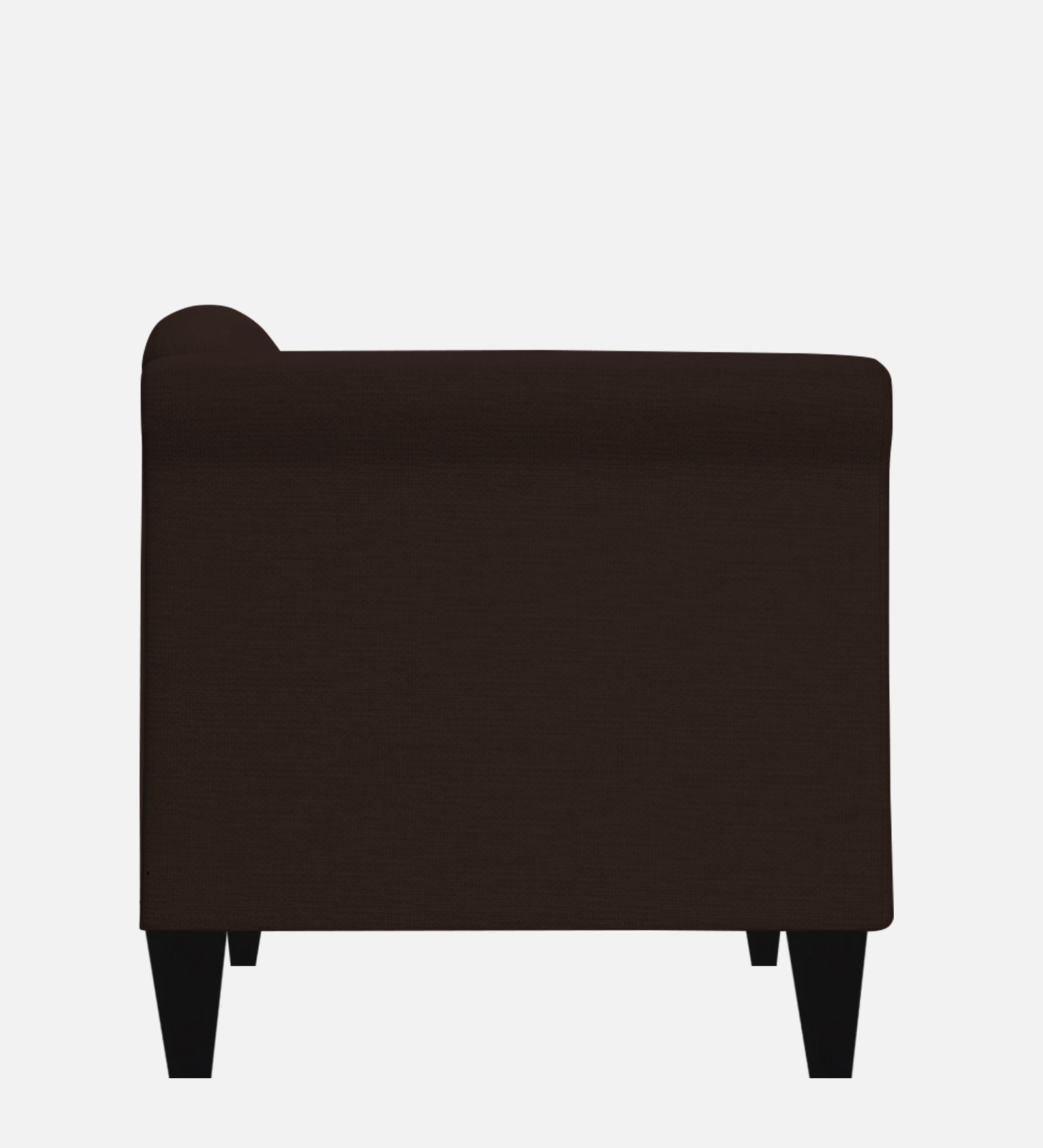 Kimber Fabric 1 Seater Sofa In Coffee Brown Colour - Febonic Living