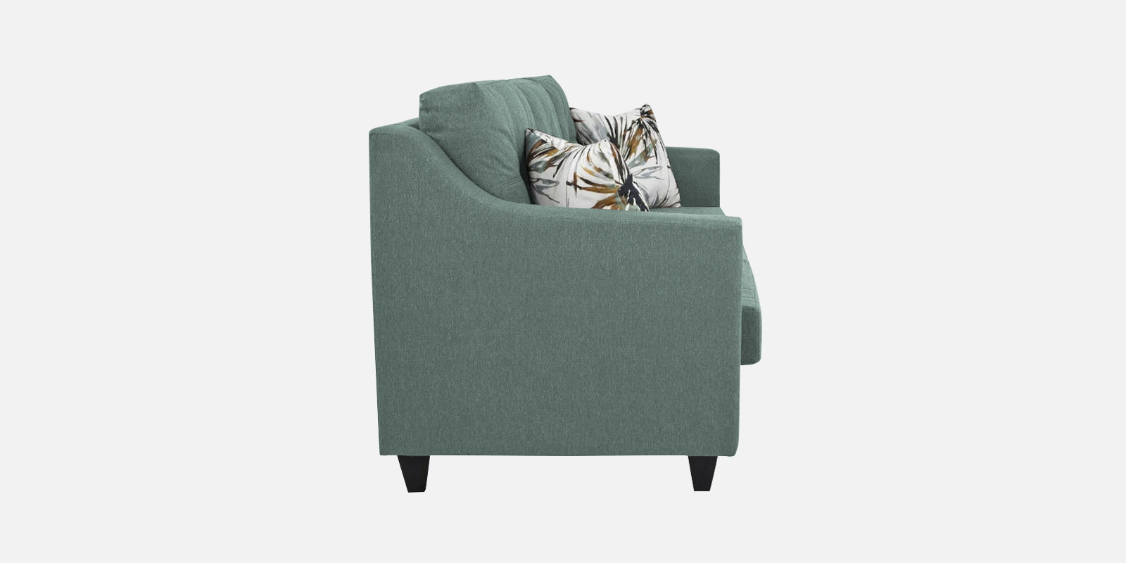 Welly Fabric 3 Seater Sofa In Suka Blue Colour - Febonic Living