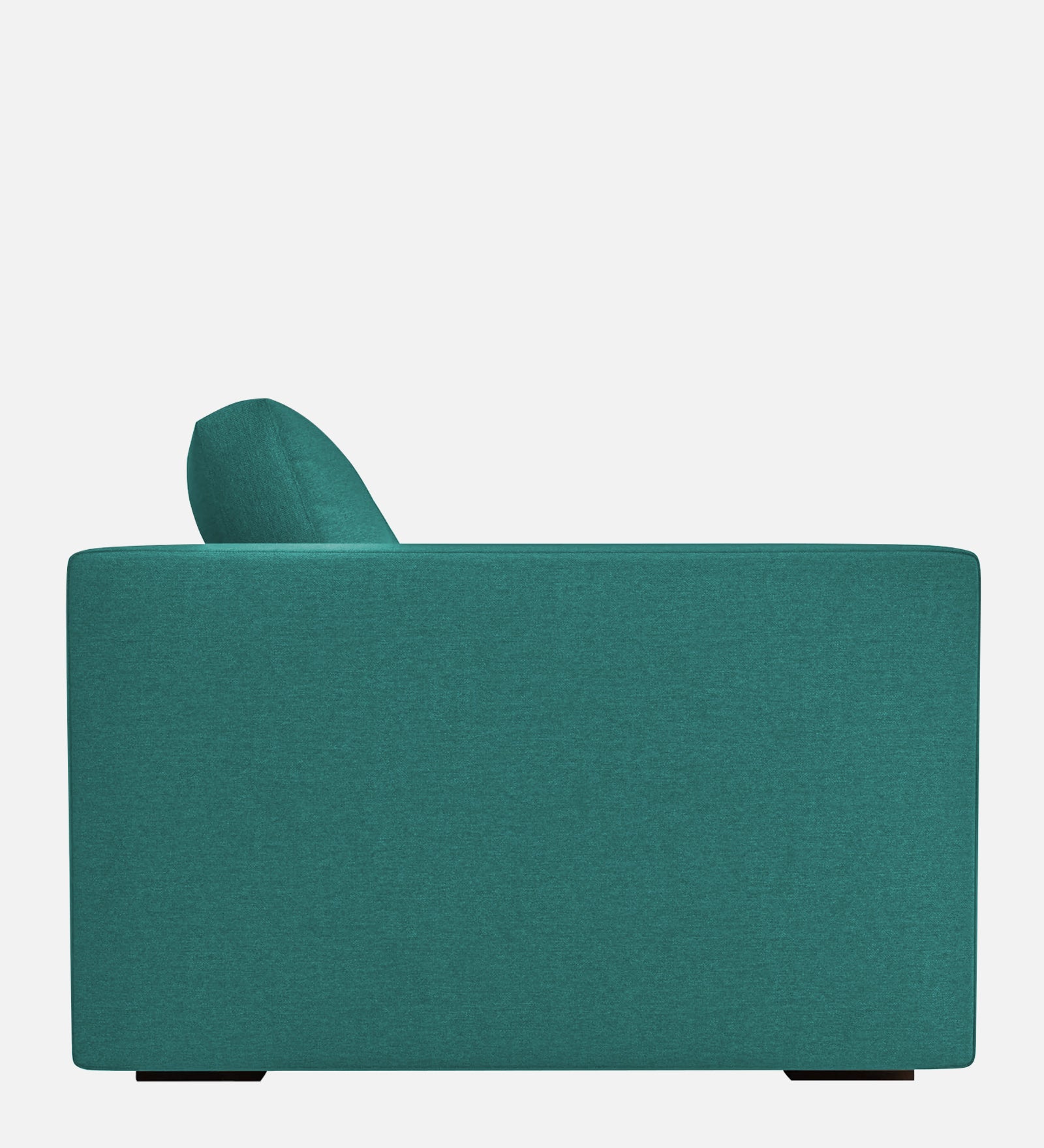 Messy Fabric 1 Seater Sofa In Sea Green Colour - Febonic Living