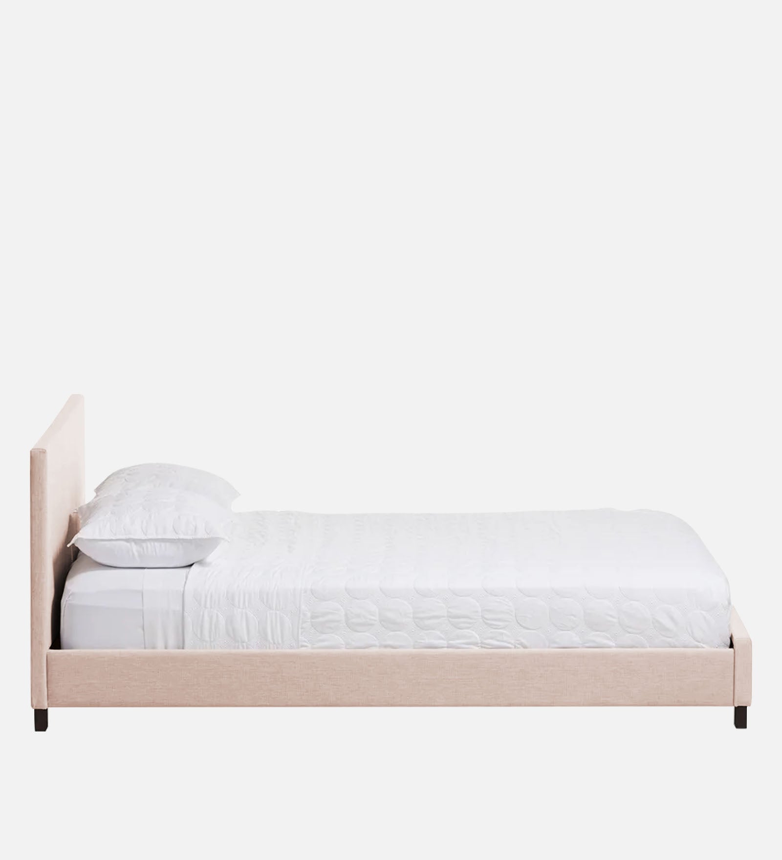 Lora Fabric King Size Bed in Woom Beige Colour - Febonic Living