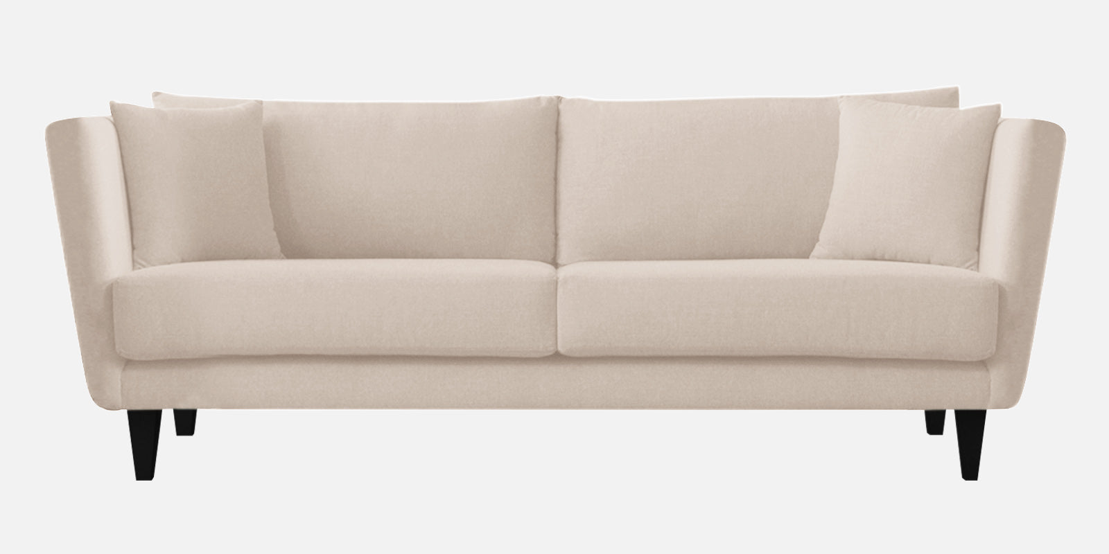 Norway Velvet 3 Seater Sofa In Camel Beige Colour - Febonic Living