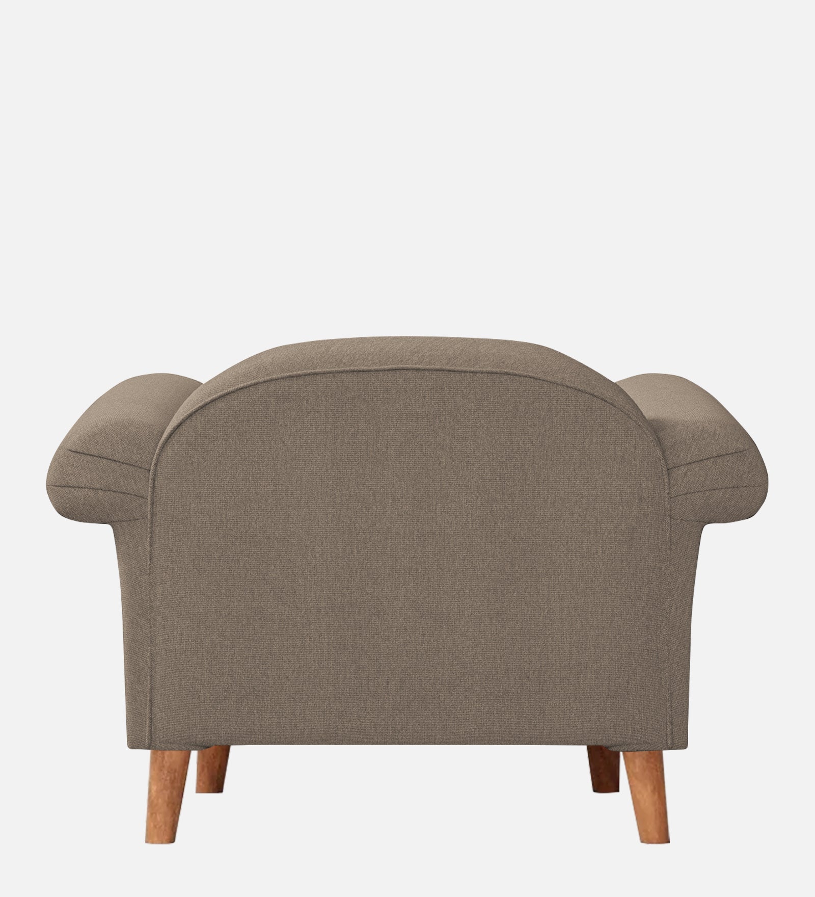 Barber Fabric 1 Seater Sofa In Hazel Beige Colour - Febonic Living