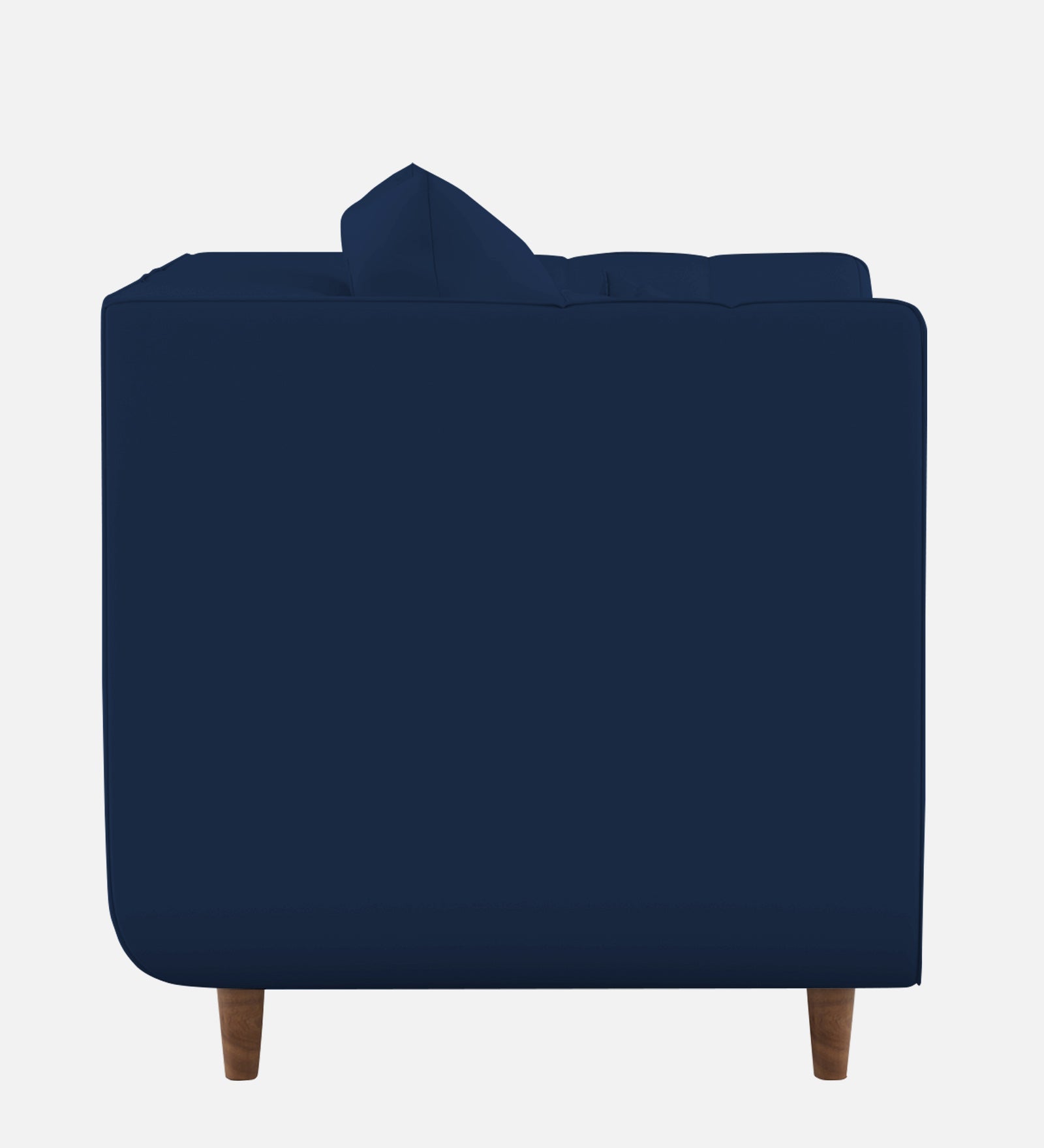 Sumo Velvet 1 Seater Sofa In Imperial Blue Colour - Febonic Living
